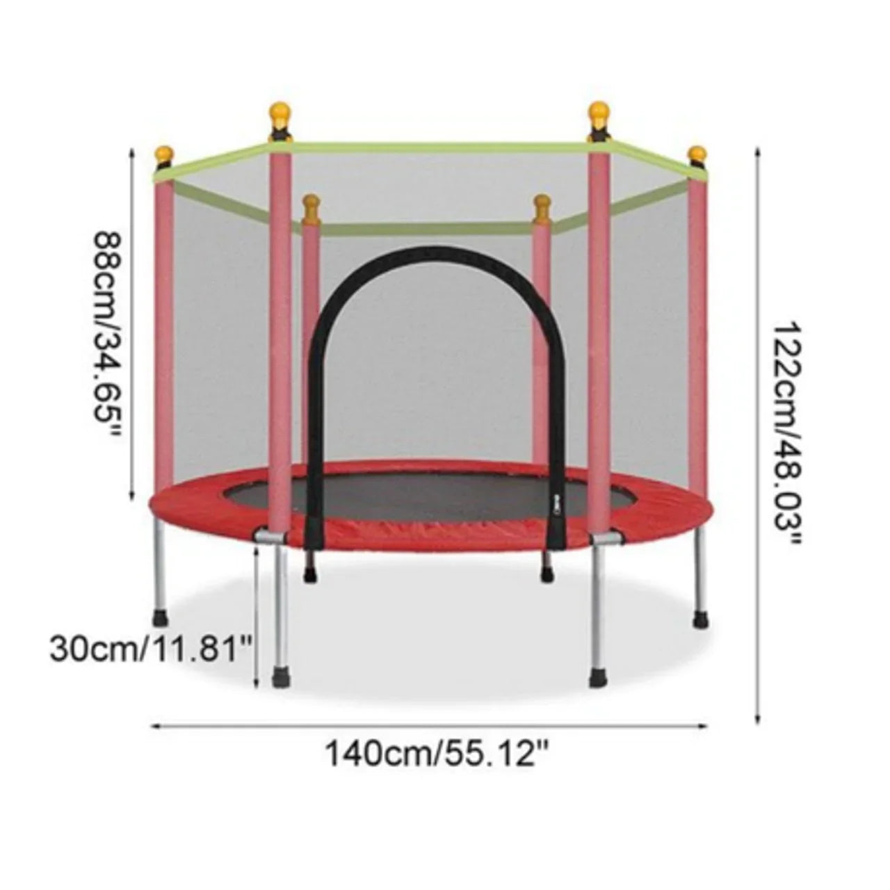 4.5ft BounceWave Trampoline
