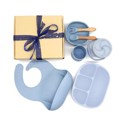 9pc Silicone Baby Feeding Set