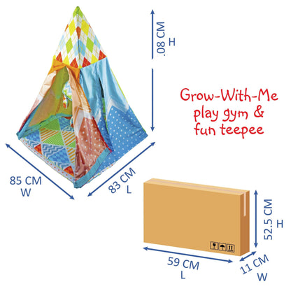 Grow-with-Me Teepee Activity Play Tent