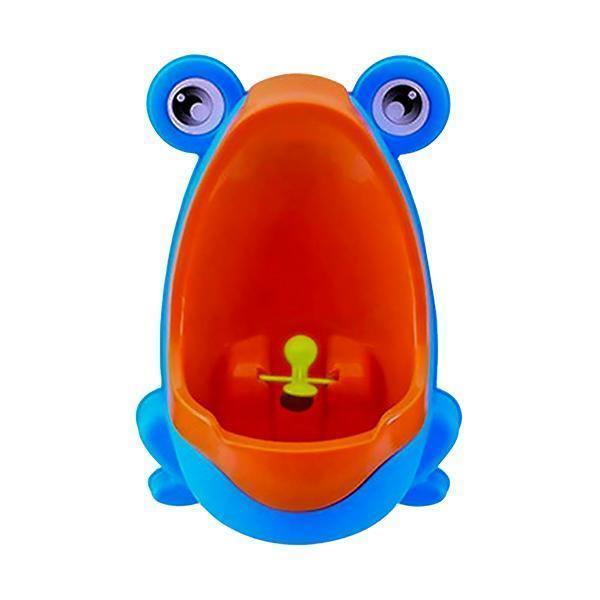 Blue/Orange Easy-Peesy Toddler Froggy Urinal for Boys