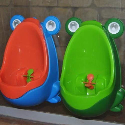 Blue/Orange Easy-Peesy Toddler Froggy Urinal for Boys