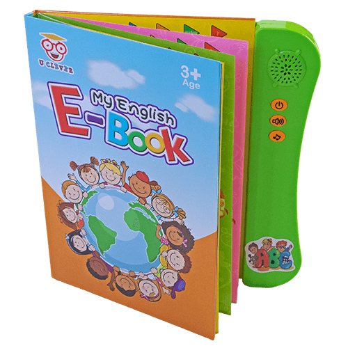 Early Learning Educational E- Book with Sounds, Alphabets, Shapes & Animals