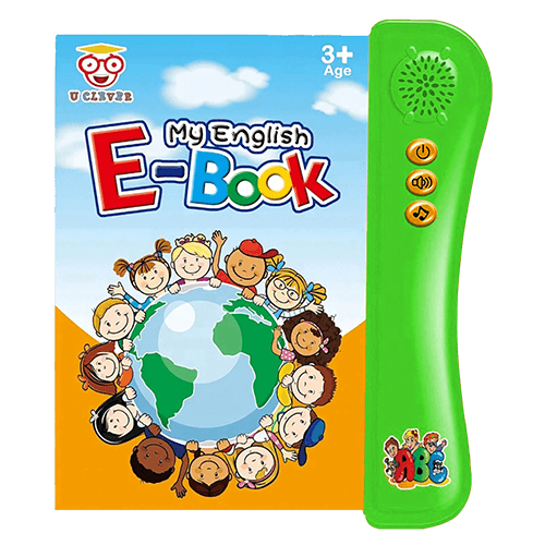 Early Learning Educational E- Book with Sounds, Alphabets, Shapes & Animals